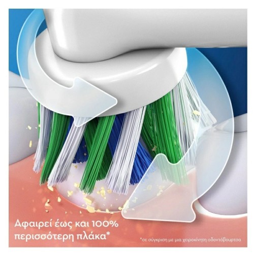 ΟΔΟΝΤΟΒΟΥΡΤΣΑ ΦΟΡΤΙΖΟΜΕΝΗ BRAUN ORAL-B PRO1 500 (80714503) BLACK ΜΕ ΘΗΚΗ ΤΑΞΙΔΙΟΥ